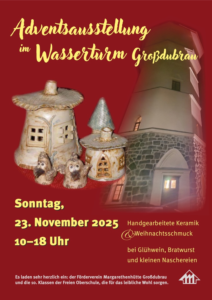 Adventsausstellung 2025 | Wasserturm Großdubrau | 23. November 2025 | 10-18 Uhr